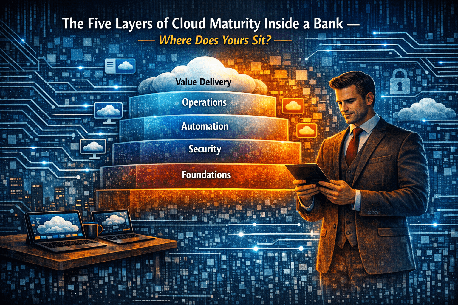 The Five Layers of Cloud Maturity Inside a Bank — Where Does Yours Sit?