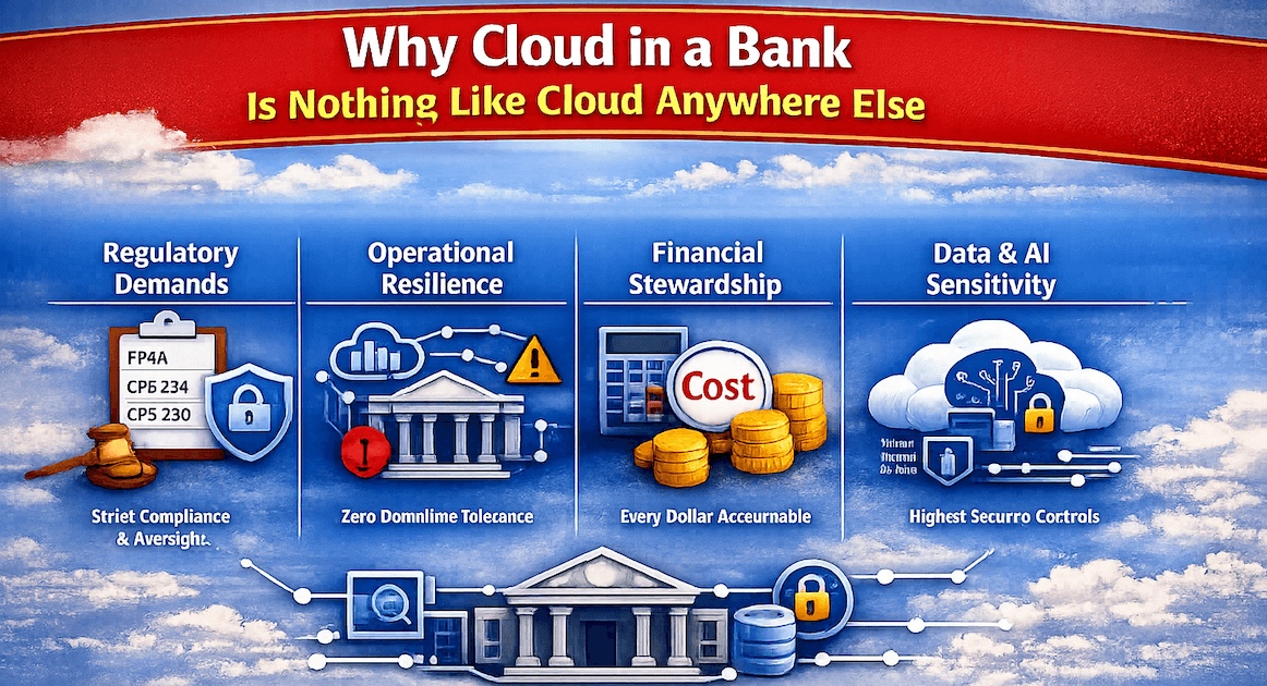 Why Cloud in a Bank Is Nothing Like Cloud Anywhere Else